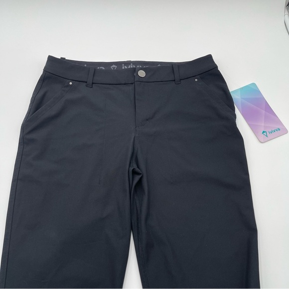 Ivivva Lululemon Kids Match Driver Pants Girls Golf Black 14 NWT *READ* - Picture 2 of 10